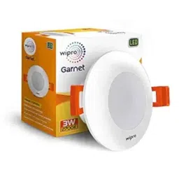 Wipro Garnet 3W 2700K Polycarbonate Warm White Round Mini LED Downlight, D350327 (Pack of 2)-picture-18