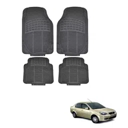 Kozdiko 4 Pcs Rubber Black Car Simple Floor Mat Set for Ford Fiesta Old-picture-44