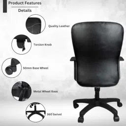 White Clouds Enterprise Zebra Slik Silver Black Low Back Leatherette Office DIY Chair image 3