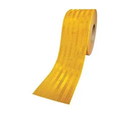 Just Rider 2 inchx3m Yellow High Intensity Reflective Safety Tape image 3