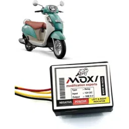 Auto Pearl 12V Black Front &a; Rear Flasher Indicator Light for SS 125-picture-46