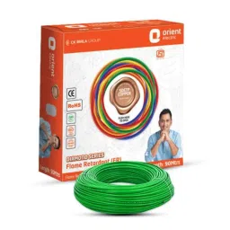 Orient Diamond 1.5 Sqmm Green Single Core PVC Insulated Copper Conductor Unsheathed FR Cable, 711FRC5G0150D, Length: 90 m-picture-27