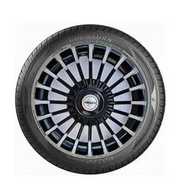 Prigan 4 Pcs 13 inch Polypropylene Silver &a; Black Press Fitting Car Wheel Cover Set for Chevrolet Spark image 4