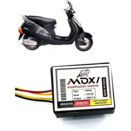 Auto Pearl 12V Black Front &a; Rear Flasher Indicator Light for Kinetic Nova EX-picture-32
