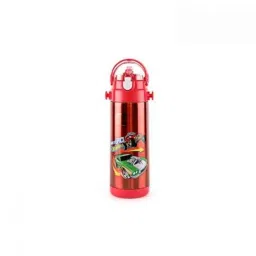 Cello Pop Top 600ml Stainless Steel 304 Pop Red Character Print Vacuum Water Bottle, 405CSSB0440-picture-32