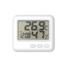 Thermomate R-Tek White Digital Display Room Thermometer with Humidity Incubator &a; Clock Monitor-picture-13