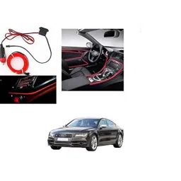 Kozdiko 12V 5m Red Car Interior Decor Neon Strip Light for Audi NA-picture-14