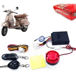 Auto Pearl 12V Black Two-Way Anti Theft Motorcycle Alarm Kit with 2 Pcs Remote for Star Euro 150-picture-24