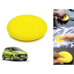 Auto Pearl Polyurethane Beige Washing &a; Waxing Polish Foam Sponge for Santro 2018-2022 Dlite-picture-26
