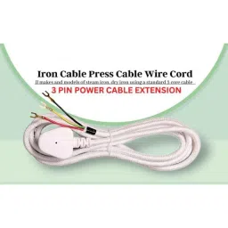 Super GEC 2.25m 3 Core Copper White Flexible Rond Wire Cord, 632 image 5
