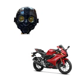 Kozdiko 55W Yellow &a; White 4 Pattern Bumble Bee Face Transformers Fog Light for Yamaha YZF R15, gf5eoencu227-picture-29