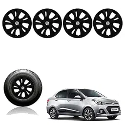 Auto Pearl 14 inch ABS Black Car Wheel Cover for Xcent 2016-picture-13