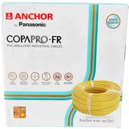 Anchor Copapro 1.5 Sqmm FR PVC Insulated Yellow Industrial Cable, Length: 90 m-picture-21