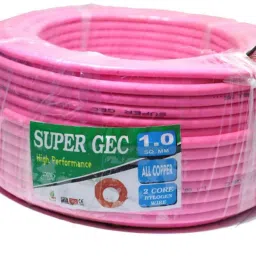 Super GEC 1 Sqmm 2 Core Copper Pink Ultrasoft Halogen Wire, 28-38, Length: 64 m-picture-18