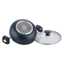 Vinod Zest Marbilo 4.1L Induction Friendly Deep Kadhai with Lid, ZMDK260 image 4