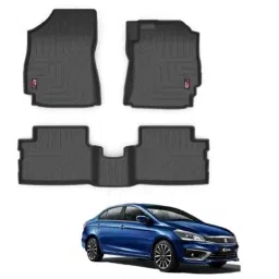 Kozdiko Thermoplastic Polyolefins 3D Life Long Car Floor Mat Set for Maruti Suzuki Ciaz Facelift-picture-33