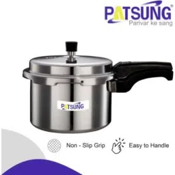 Patsung Imperial 3 Litre Aluminium Pressure Cooker with Outer Lid (Pack of 3) image 2