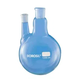 Borosil 10000ml Two Neck Parallel Round Bottom Flask, 4382A38-picture-45