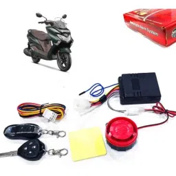Auto Pearl 12V Black Two-Way Anti Theft Motorcycle Alarm Kit with 2 Pcs Remote for Burgman Street 125-picture-36