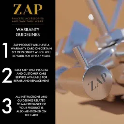 ZAP Brass Wall Mixer with Overhead Shower System Set &a; 125mm Long Bend Pipe image 5
