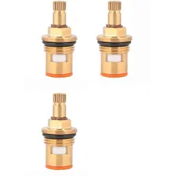 Spazio 1/2 inch Brass Quarter Turn Ceramic Disc Cartridge for Tap (Pack of 3)-picture-22