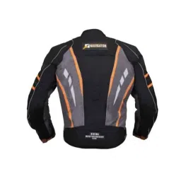 Biking Brotherhood Orange Rubberized Navigator Jacket, Size: 3XL image 2