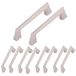 Atom 223 10 inch Silver Satin Finish Zinc Cabinet Pull Handle (Pack of 10)-picture-2