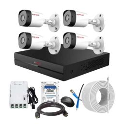 CP Plus 2.4MP Full HD Audio Indoor &a; Outdoor CCTV Combo Kit with 4Ch DVR, 4 Bullet Camera, 4Ch SMPS, 70m Copper Cable, 500GB HDD &a; Connectors-picture-12