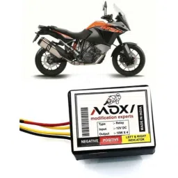 Auto Pearl 12V Black Front &a; Rear Flasher Indicator Light for KTM 1050 Adventure BS6-picture-45
