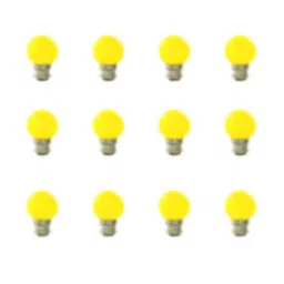 Nordusk Nova B 0.5W B22 Yellow LED Night Bulb, NNBU-13 (Pack of 12)-picture-27