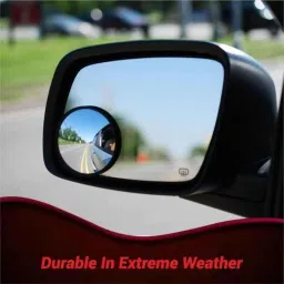Turbo Spark 2 Pcs Round Adjustable Blind Spot Mirror Set image 2