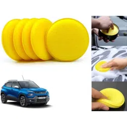 Auto Pearl Polyurethane Beige Washing &a; Waxing Polish Foam Sponge for Punch 2021 (Pack of 5)-picture-31