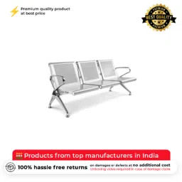 Diya CRCA Three Seater Visitor Chair, JHE-WC094 image 2