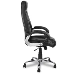 Mango Blossom Mercury Leatherette High Back Black Gaming Chair, OFF.OFF.105649328 image 2