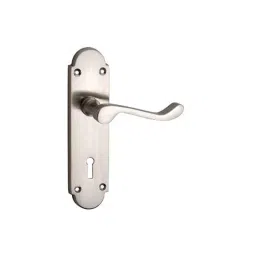 Screwtight Z110402SN 6.7 inch Zinc Satin Nickel Scroll Shape Lever Lock Handle-picture-27