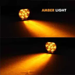 RA Accessories 2Pc Imported 9 LED Spot Beam Waterproof Heavy Duty Fog Light Set for Motorcycle Bike image 5