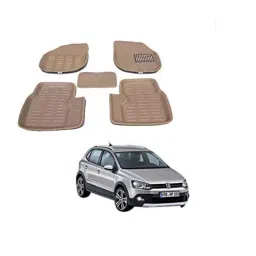 Kozdiko 5 Pcs 3D Beige Car Foot Mat Set for Volkswagen Cross Polo-picture-16