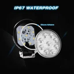 Love4ride 27W 9 LED Flood Beam Auxiliary LED Lamp for Car &a; Bike image 4