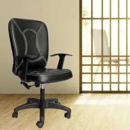 White Clouds Enterprise Zebra Belly Black Low Back Leatherette Office DIY Chair-picture-20