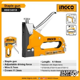 Ingco 4-14mm Staple Gun, HSG14018 image 2