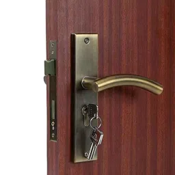 Homexpert MG-1102 8 inch 60mm Stainless Steel Antique Brass Finish Cylindrical Plate Both Side Key Mortise Door Lock Set-image-32