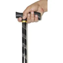 MCP 50cm Black Aluminum L Type Walking Stick image 5