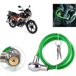 Auto Pearl PVC &a; Plastic Green Heavy Duty Cable Lock for Centuro Rockstar, 420-picture-19