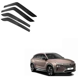 Kozdiko Plastic Black Car Door Visor for Hyundai Nexo-picture-31