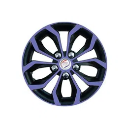 Auto Pearl 4 Pcs 14 inch ABS Violet &a; Black Car Wheel Cover Set for Indica Vista image 4
