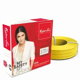 Fybros 6 Sqmm 90m Yellow Single Core UFFR PVC Insulated Industrial Cable, FWC1172-picture-26