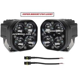 Meenu Arts 60W Heavy Super Bright 4Led Spot Flood Beam Driving Fog Lamp (60W, 2 PCS) for Mahindra Xcent-picture-0