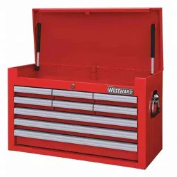 Westward 26 inch Steel Powder Coated Red Light Duty Top Chest, 32H878-picture-17