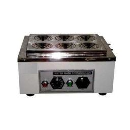 generic 75mm 6 Holes Rectangular Stainless Steel Water Bath with PT-100 Temperature Sensor-picture-12
