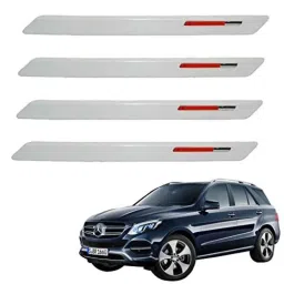 Kozdiko 4 Pcs White &a; Red Designer Car Bumper Protector Set for Mercedes Benz GLE-Class-picture-13